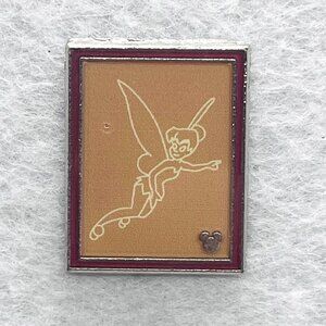 🔮 5/$25 Disney Chalk Sketches‎ Peter Pan Tinker Bell Pin